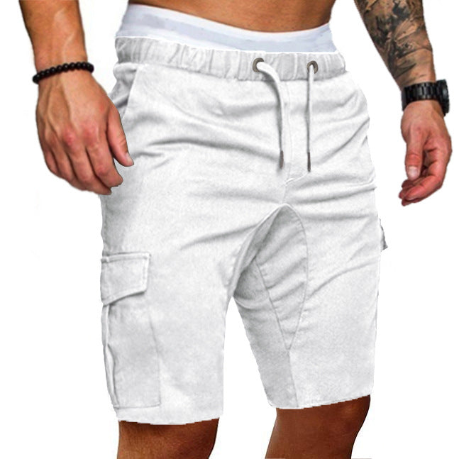 Cargoshorts Herren Weiß