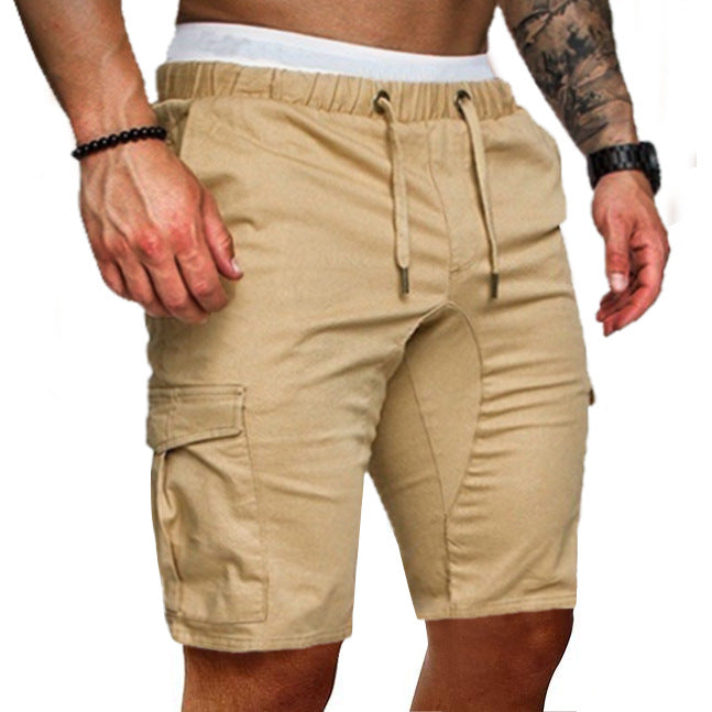 Cargoshorts für Herren – Elastischer Bund und Mehrere Taschen