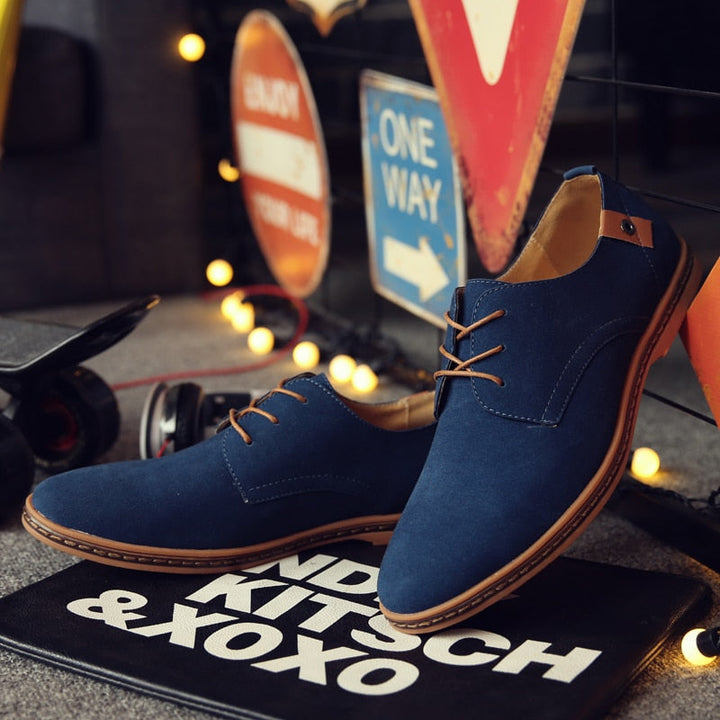 Lackiert Spitz Zehe Schnürung Oxford Schuhe für Herren | Geprägtes Einzelheiten
