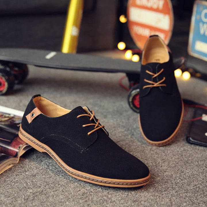 Lackiert Spitz Zehe Schnürung Oxford Schuhe für Herren | Geprägtes Einzelheiten