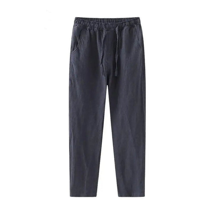 Herren Leinen Kordelhose | Sommer