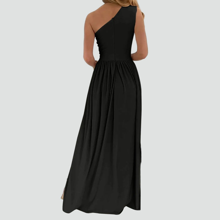 Abend-Maxikleid für Damen – Ein-Schulter-Design und mit Beinschlitz 4