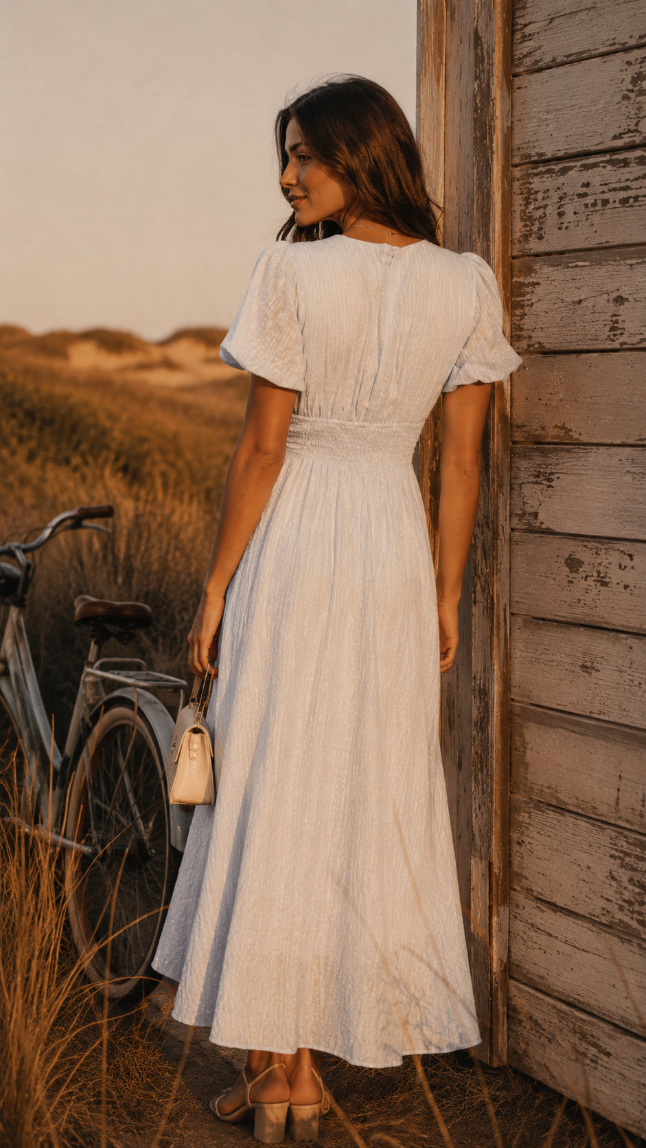 Abendkleid für Damen – In Midi-Länge und mit elegantem V-Ausschnitt 2