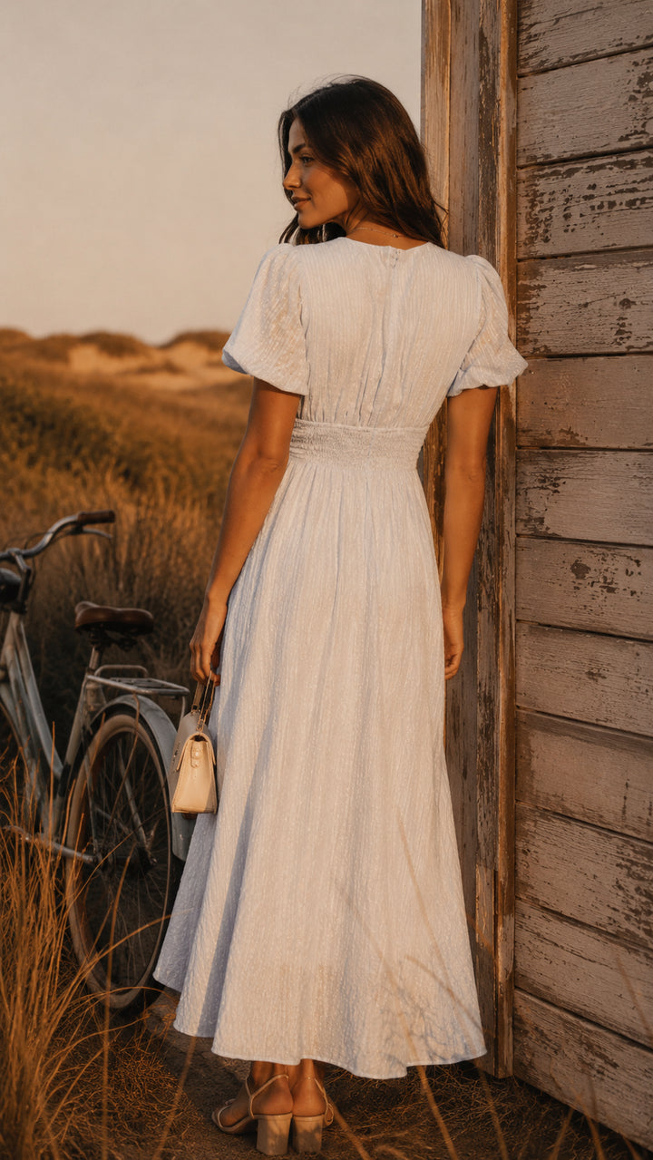 Abendkleid für Damen – In Midi-Länge und mit elegantem V-Ausschnitt 2