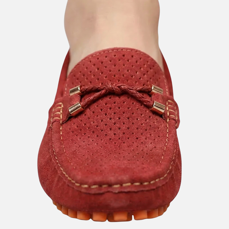 Atmungsaktive Sommer Loafer mit Perforation für Herren