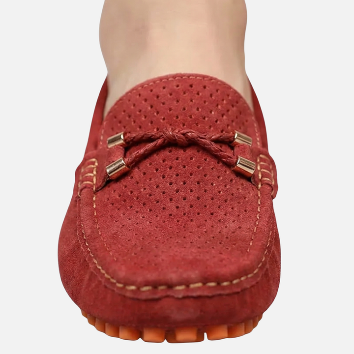 Atmungsaktive Sommer Loafer mit Perforation für Herren