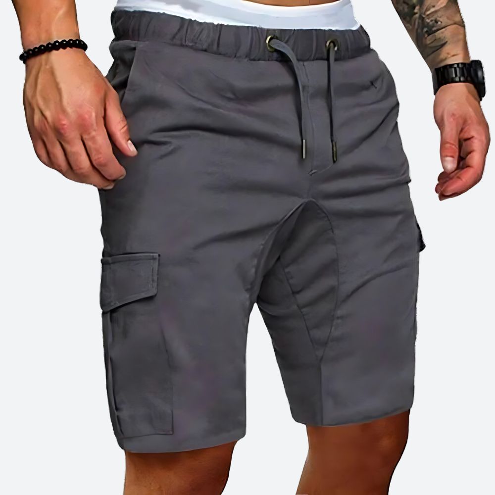 Baumwoll-Cargo-Shorts für Herren – Mit Klappentaschen und für Freizeit 1