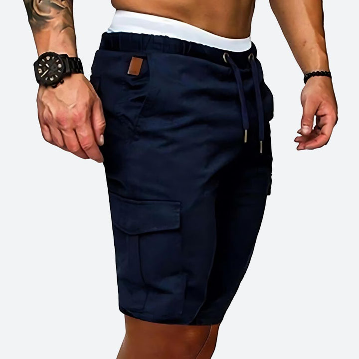 Baumwoll-Cargo-Shorts für Herren – Mit Klappentaschen und für Freizeit 2