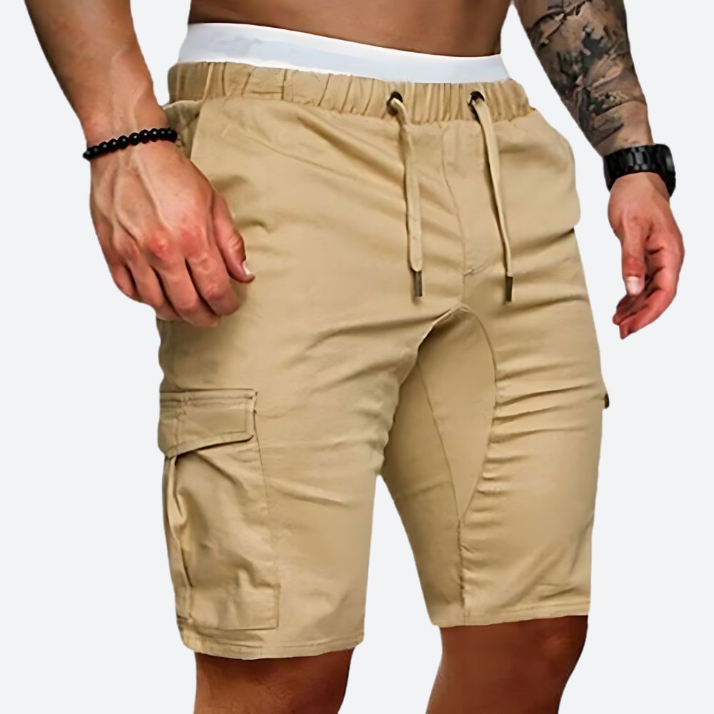 Baumwoll-Cargo-Shorts für Herren – Mit Klappentaschen und für Freizeit 4
