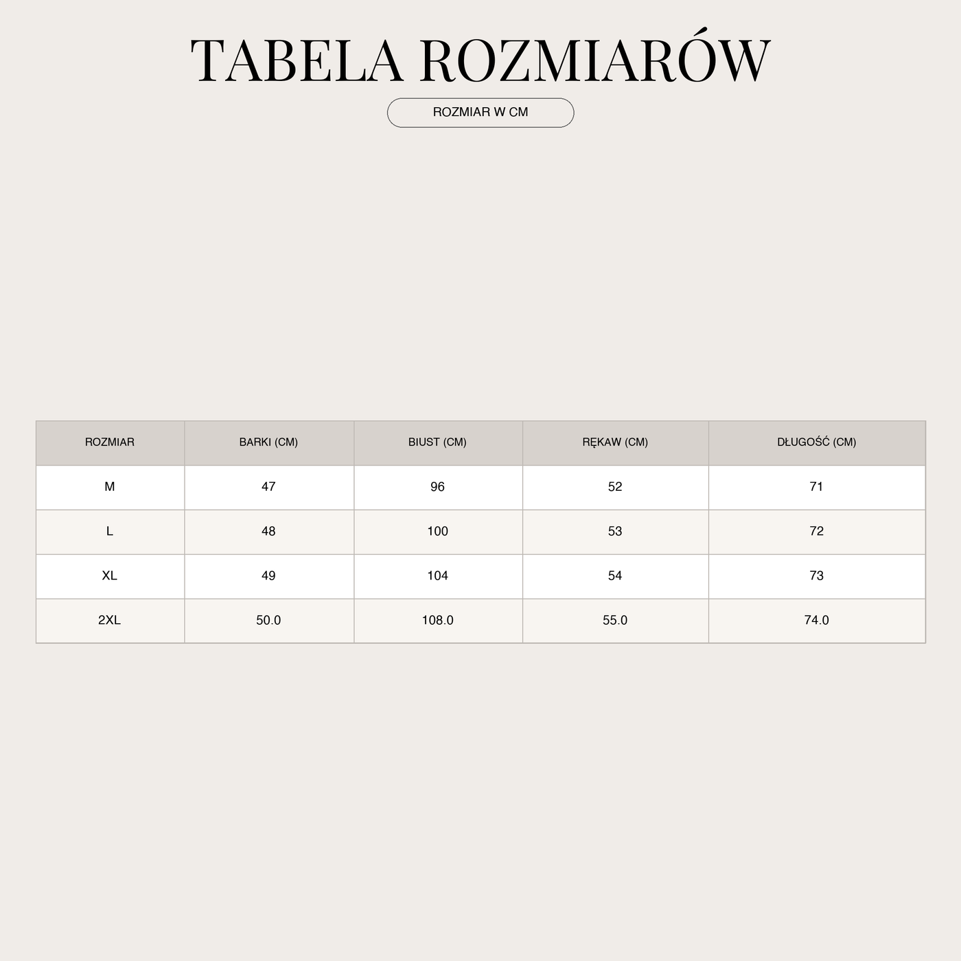 Feldjacke für Damen – Baumwolle, Stehkragen & Pattentaschen size chart