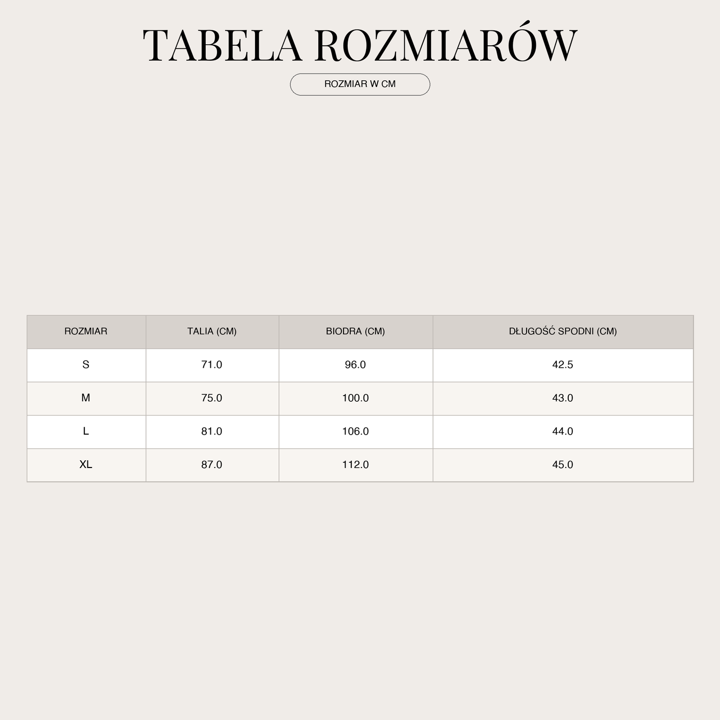 Bleistiftrock für Damen – High-Waist-Schnitt und Schnallendetail size chart