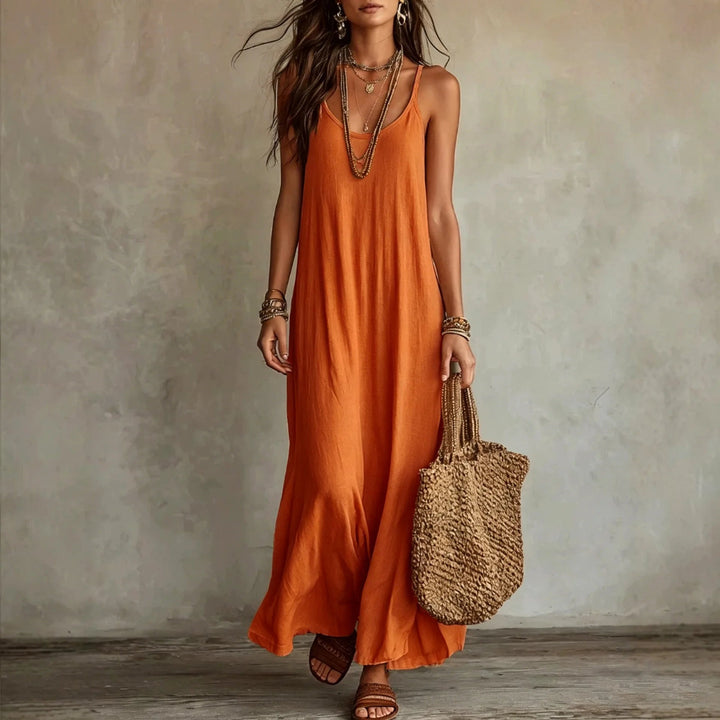 Cami-Maxikleid für Damen – Weiter Schnitt und Spaghettiträger 7