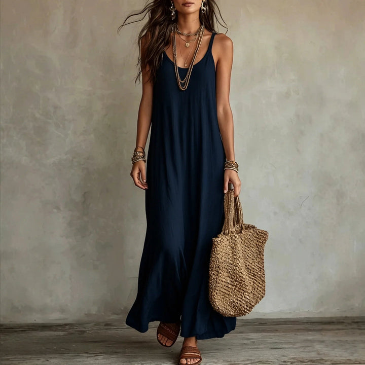 Cami-Maxikleid für Damen – Weiter Schnitt und Spaghettiträger 8