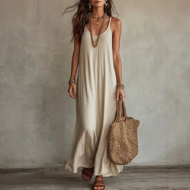 Cami-Maxikleid für Damen – Weiter Schnitt und Spaghettiträger 9