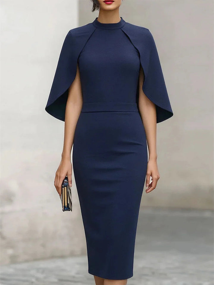 Cape-Ärmel-Kleid für Damen – Festlich mit besonderem Ärmeldesign 2
