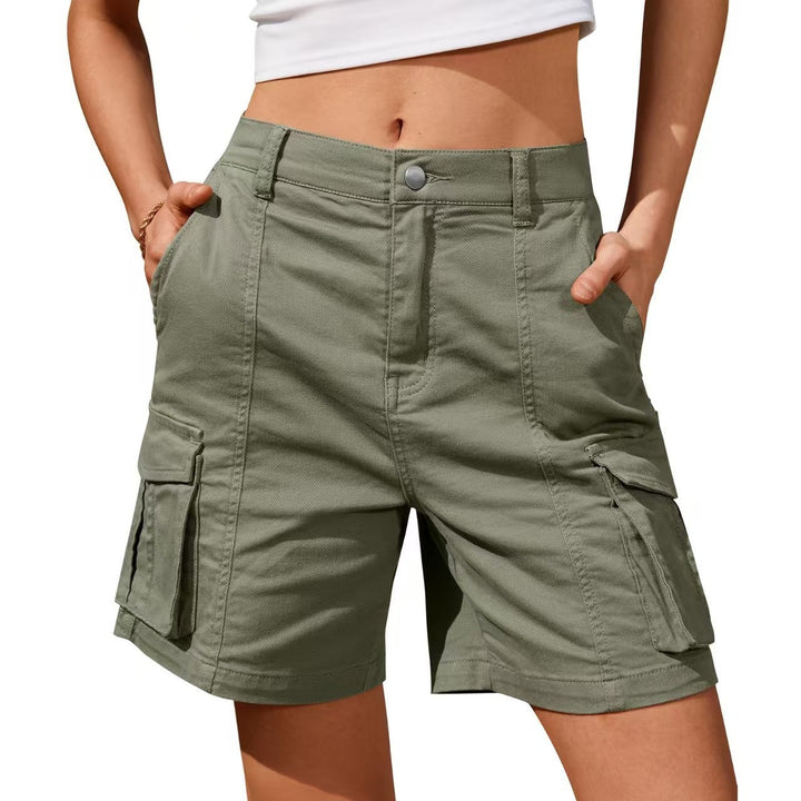Cargo_Shorts_f_r_Damen_mit_Knopfverschluss_und_Cargotaschen_1