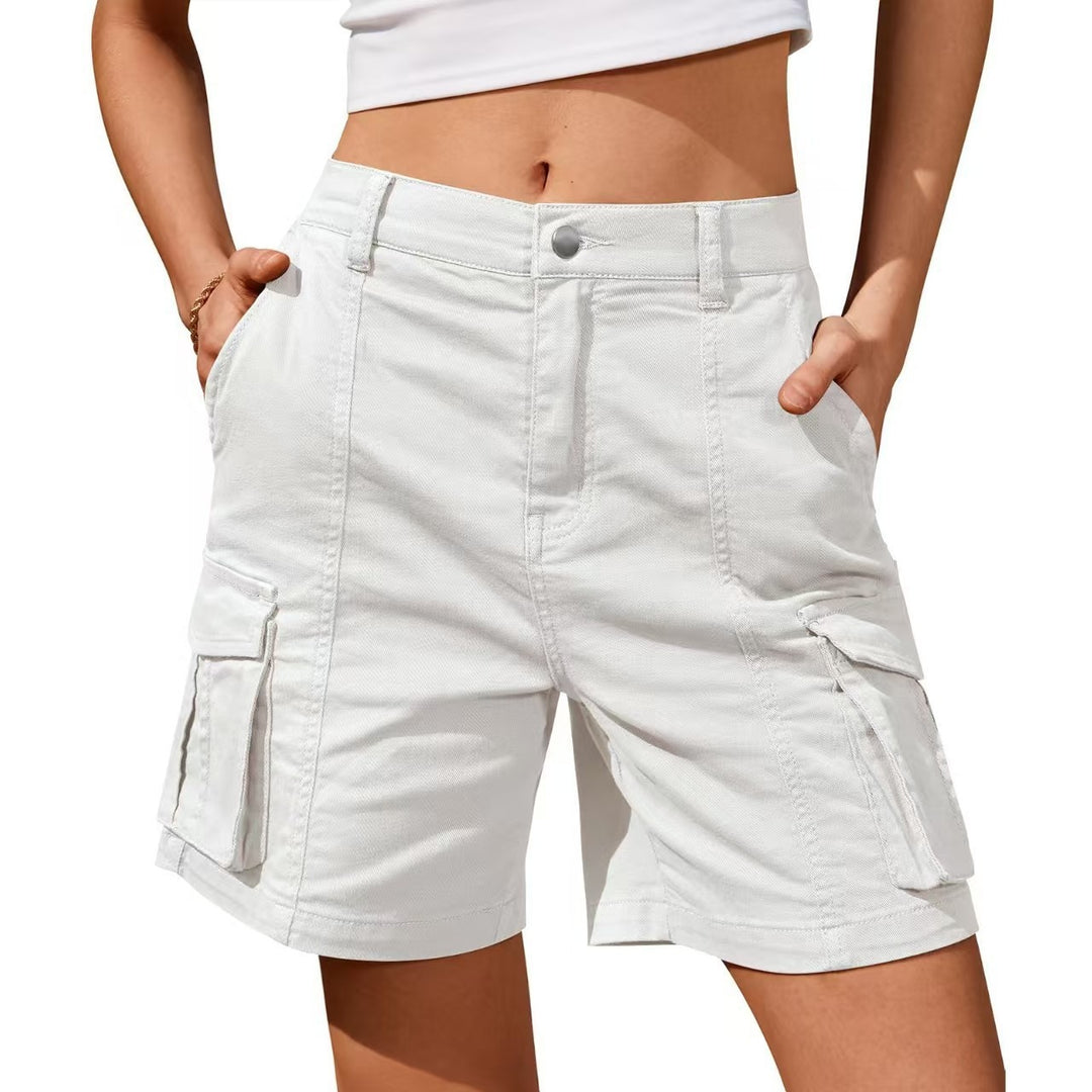 Cargo_Shorts_f_r_Damen_mit_Knopfverschluss_und_Cargotaschen_2