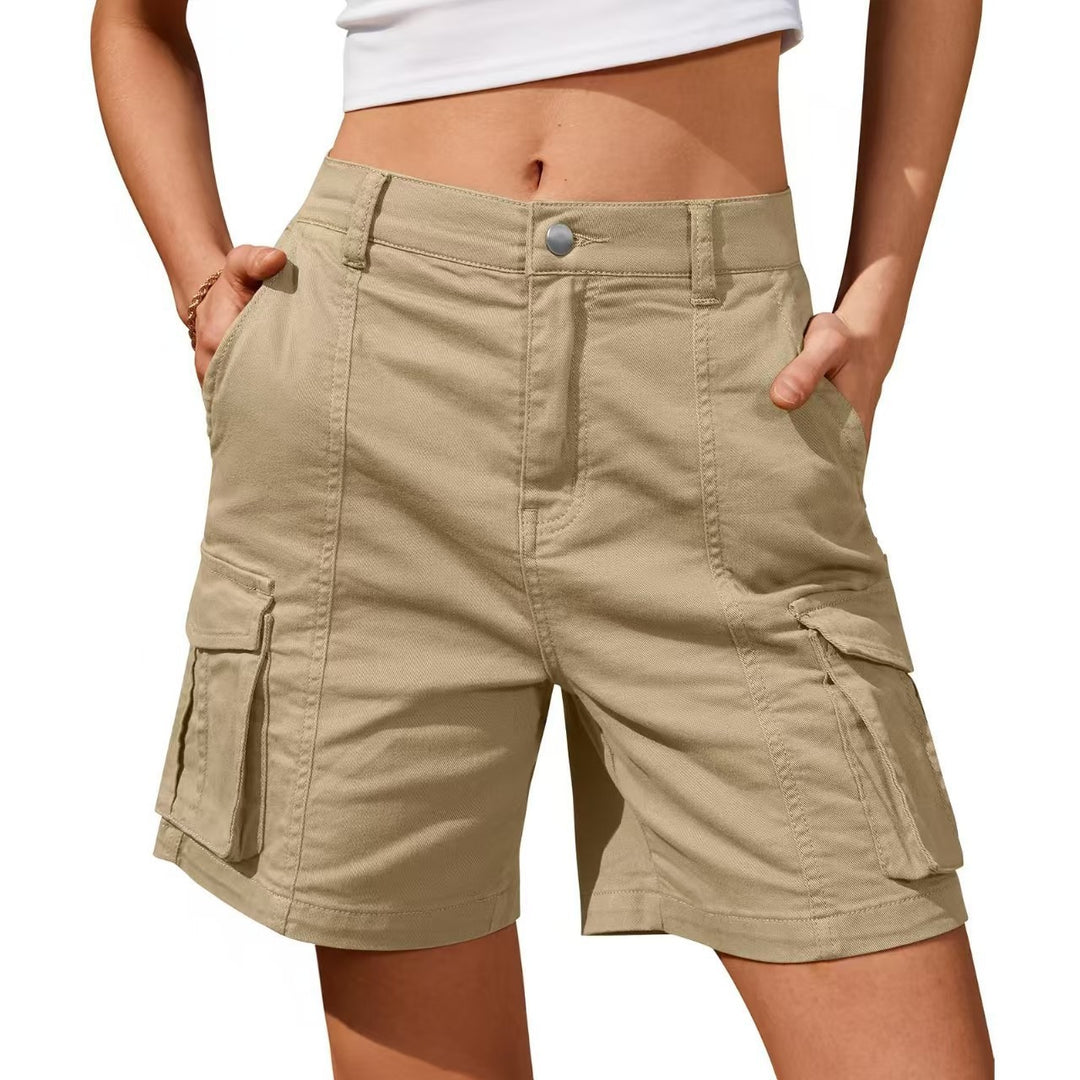 Cargo_Shorts_f_r_Damen_mit_Knopfverschluss_und_Cargotaschen_5