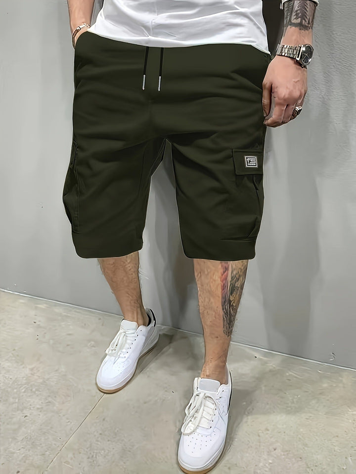 Cargo_Shorts_fuer_Herren_Mit_Kordelzug_und_seitlichen_Taschen_2