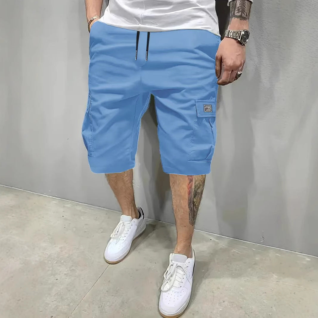 Cargo_Shorts_fuer_Herren_Mit_Kordelzug_und_seitlichen_Taschen_3