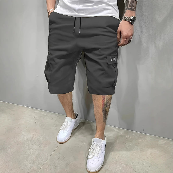 Cargo_Shorts_fuer_Herren_Mit_Kordelzug_und_seitlichen_Taschen_4