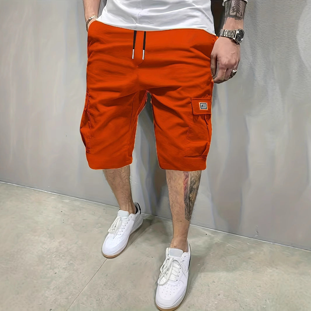 Cargo_Shorts_fuer_Herren_Mit_Kordelzug_und_seitlichen_Taschen_5