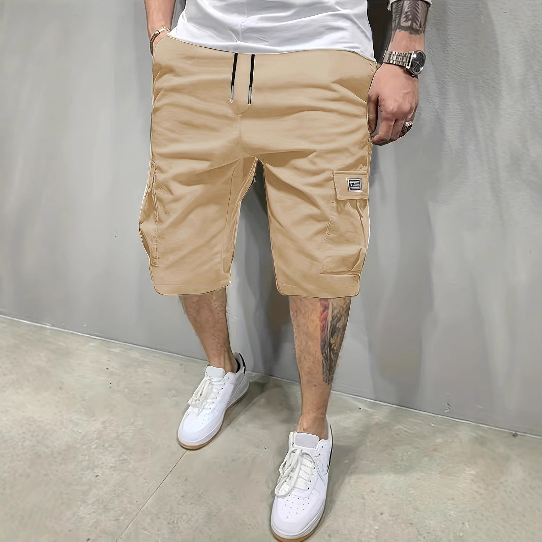 Cargo_Shorts_fuer_Herren_Mit_Kordelzug_und_seitlichen_Taschen_6