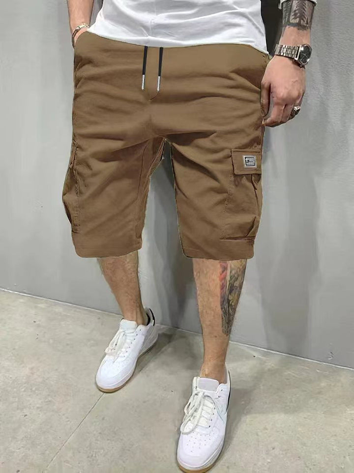 Cargo_Shorts_fuer_Herren_Mit_Kordelzug_und_seitlichen_Taschen_8