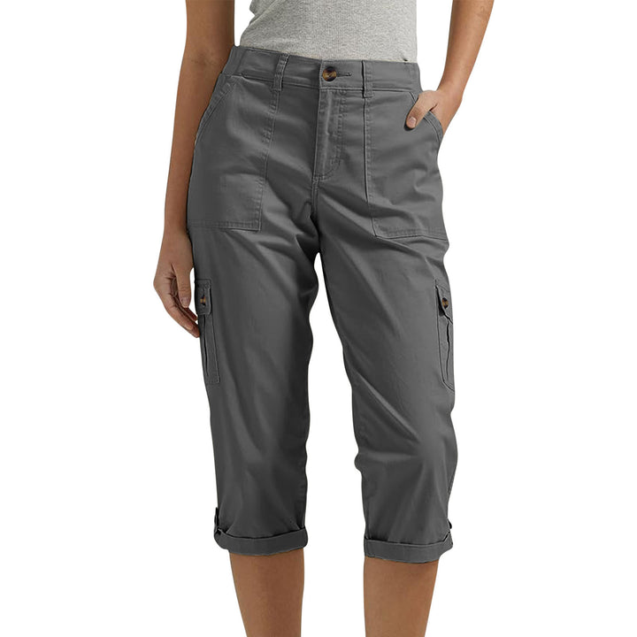 Cargo_verkuerzte_Hose_mit_Krempelsaum_fuer_Damen_7