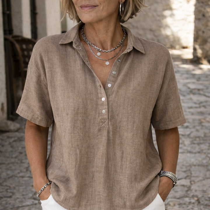 Chiffon-Bluse für Damen – Luftig & Elegant mit fließendem Schnitt 1
