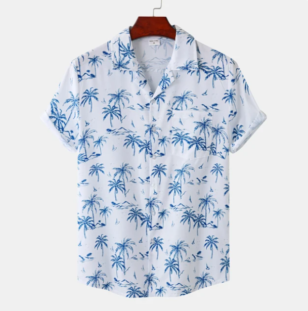 Classic Hawaii-Hemd für Damen – Tropischer Print & Boho 1