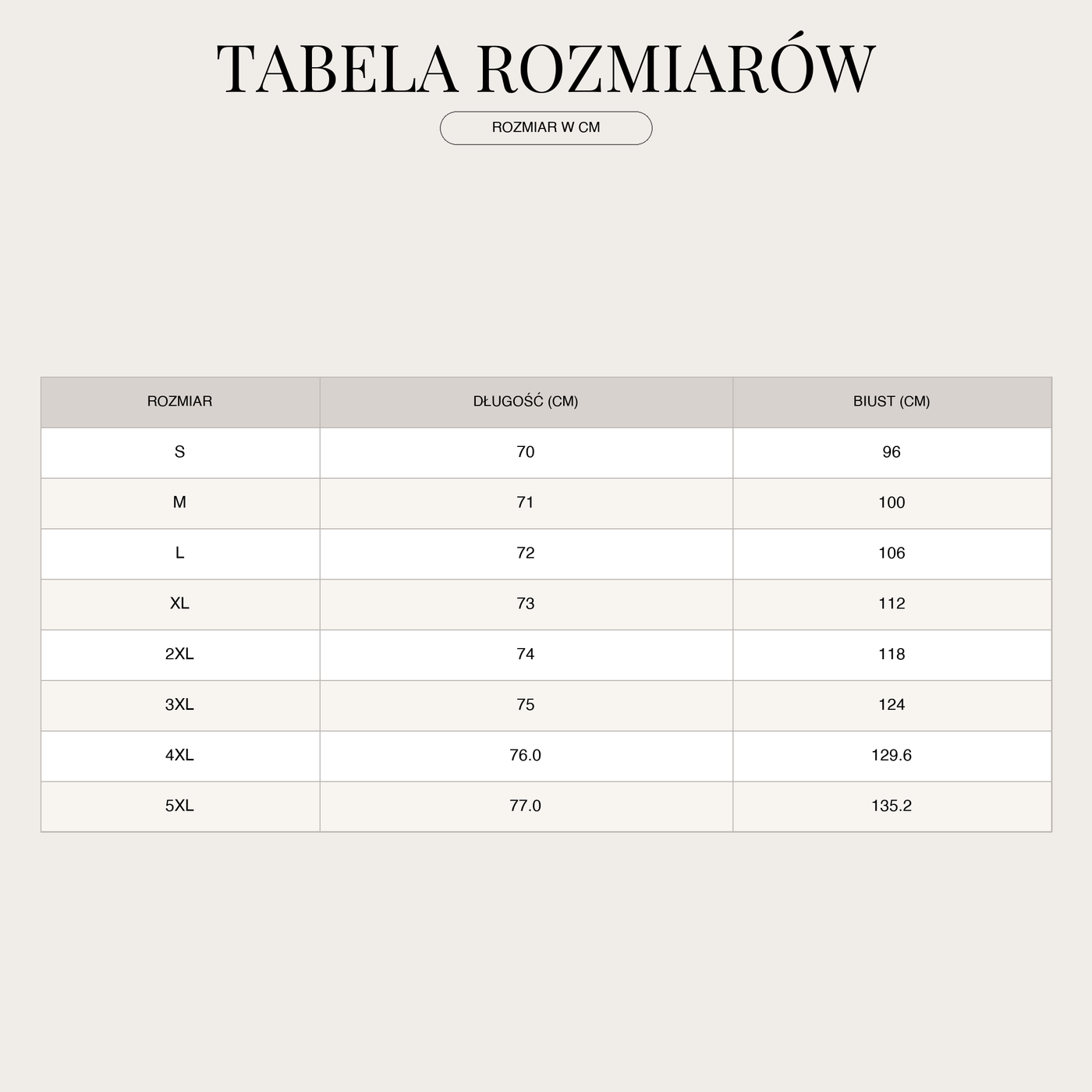 Cotton blouse for women – button placket, crinkle, V-neck & 3/4 sleeves size chart