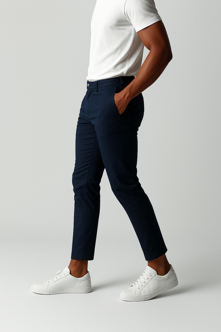 Dehnbare Chino-Hose für Herren | Schlanke Passform