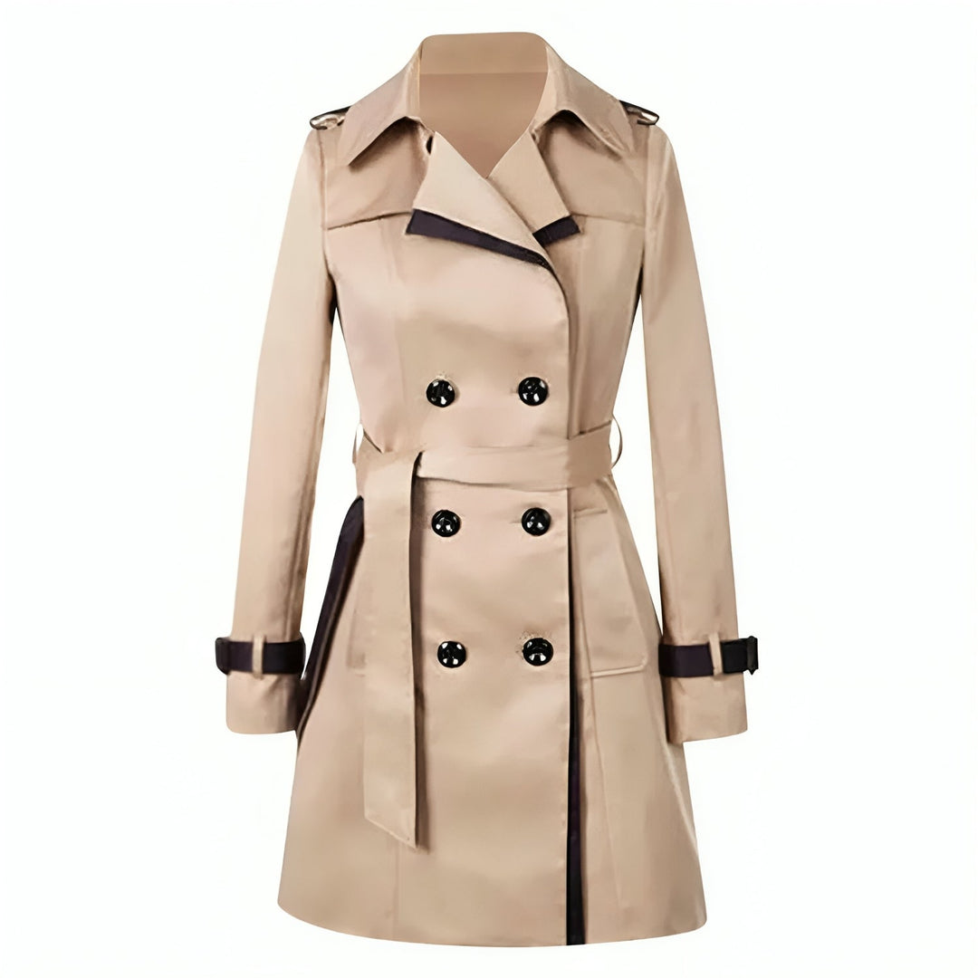 Double-Breasted Trench Coat für Damen – Klassisch mit Gürtel 4