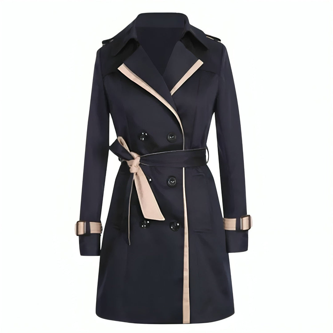 Double-Breasted Trench Coat für Damen – Klassisch mit Gürtel 5