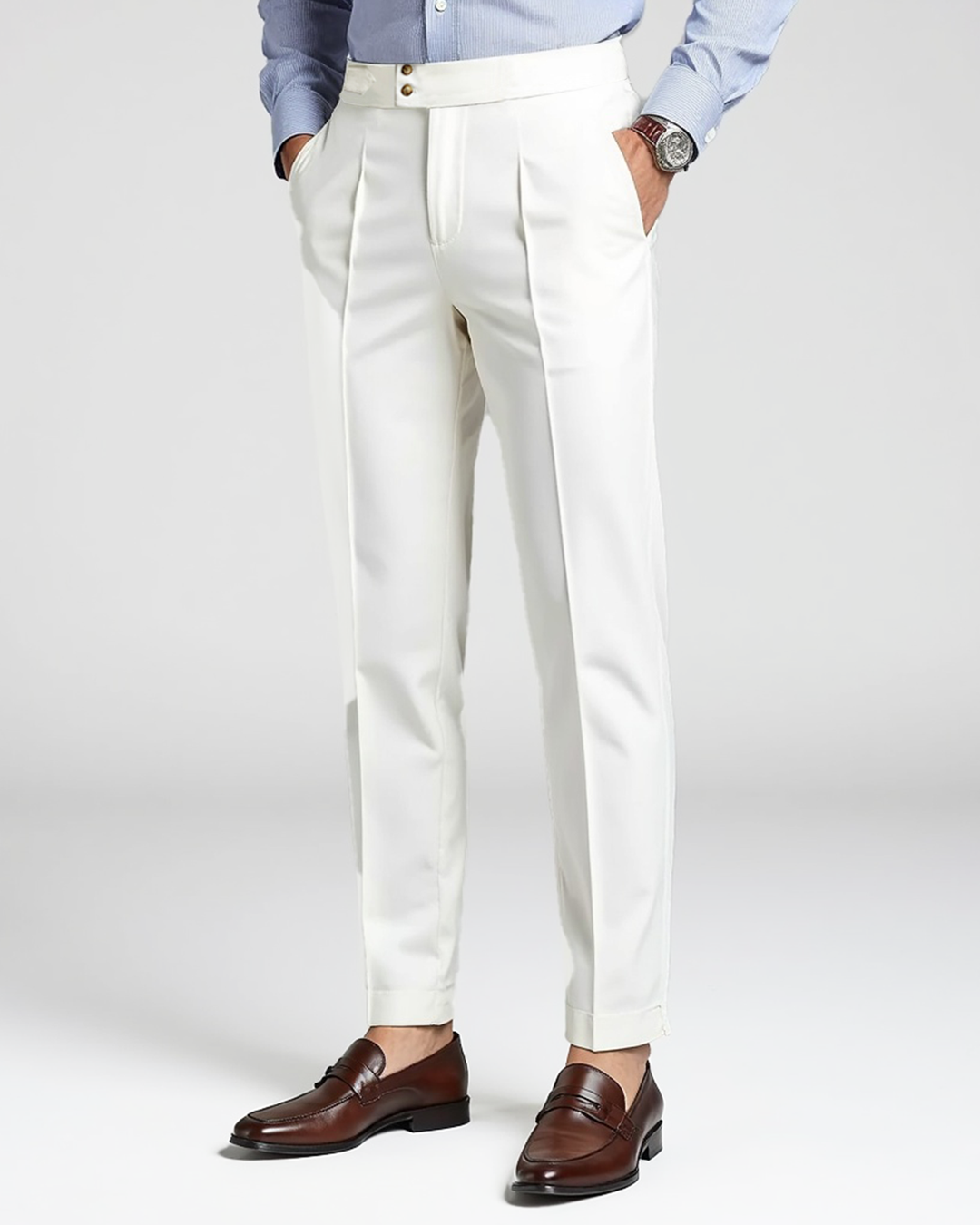 Eleganter Hose mit Seitentaschen für Männer