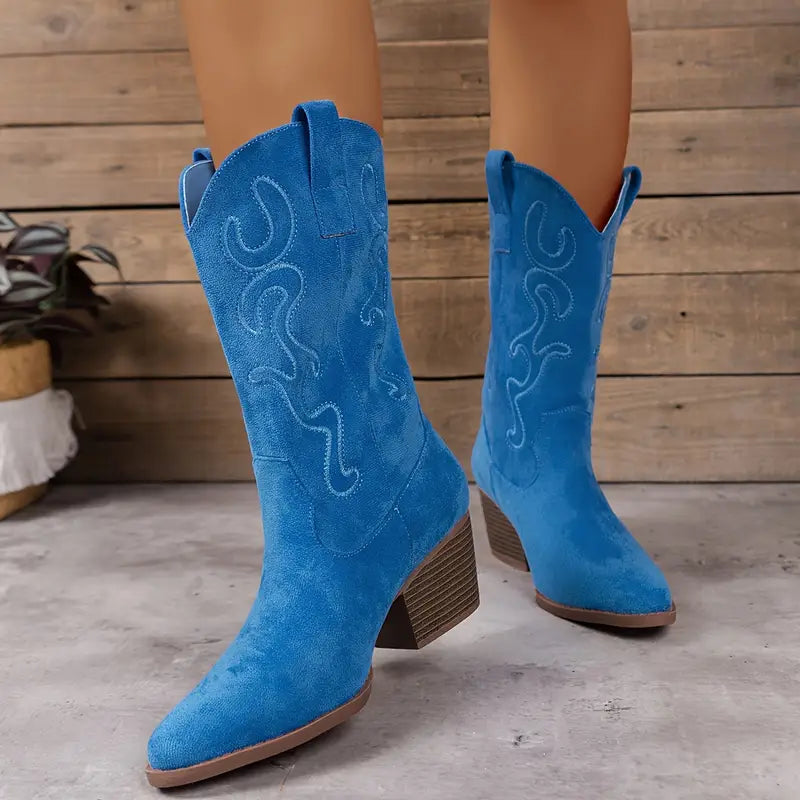 Enkel-Cowboystiefel für Damen – Elegant & Weich mit Stil & Komfort 1