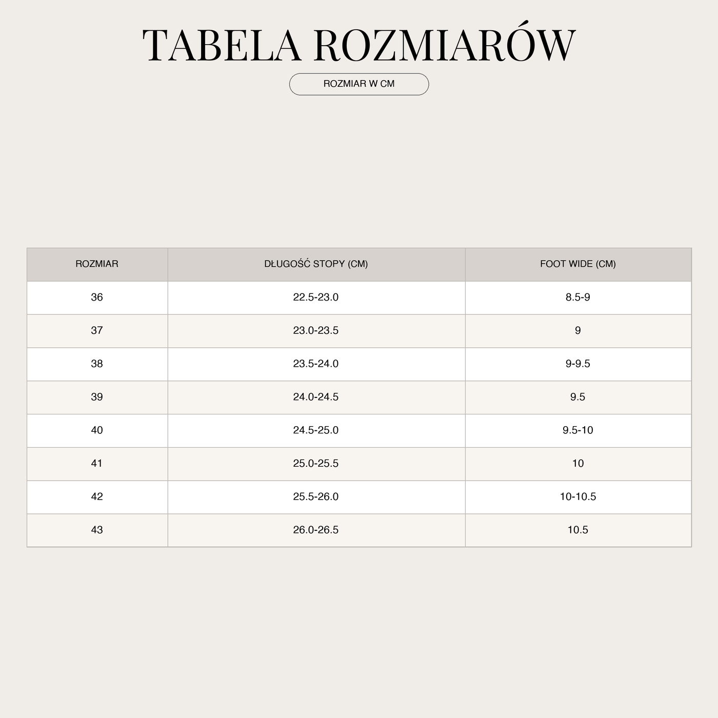 Damskie botki kowbojki – Eleganckie i Miękkie ze stylem i komfortem size chart