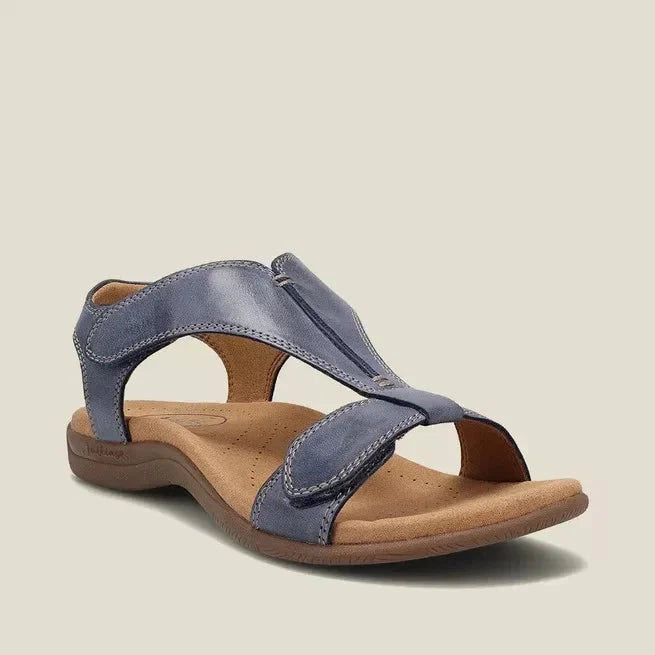 Flache Damen-Sandalen | T-Riemen
