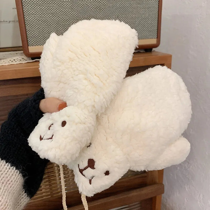 Fluffy_Teddy_Gloves_for_Women_with_Practical_Drawstring_at_the_Wrist_4