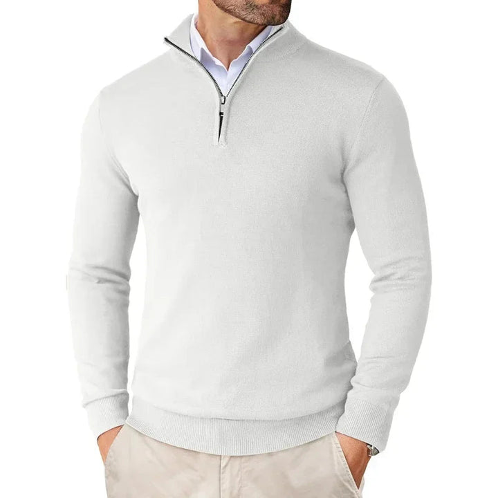 Half-Zip-Pullover für Herren – Klassischer Schnitt mit Stehkragen 3