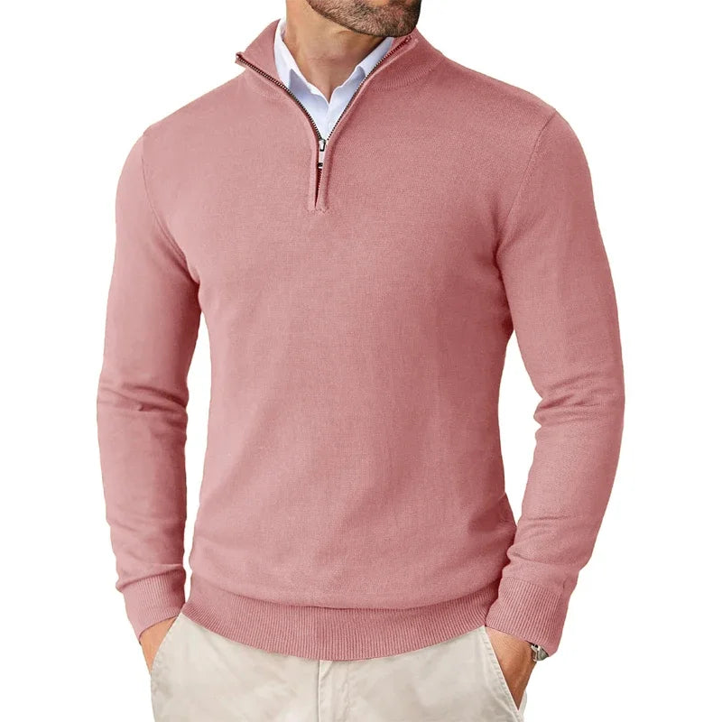 Half-Zip-Pullover für Herren – Klassischer Schnitt mit Stehkragen 5