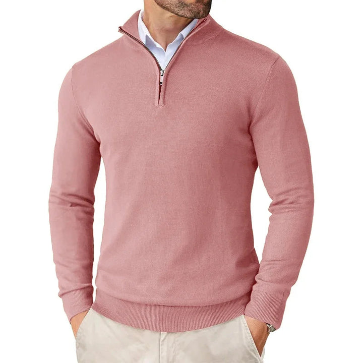Half-Zip-Pullover für Herren – Klassischer Schnitt mit Stehkragen 5