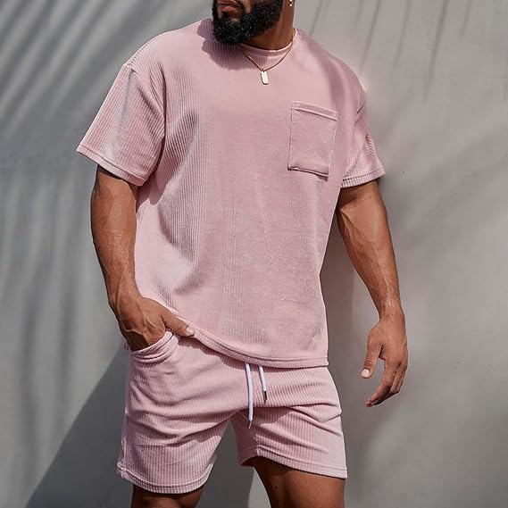 Herren-Outfit-Set in Übergröße | Hemd und Kurze Hosen