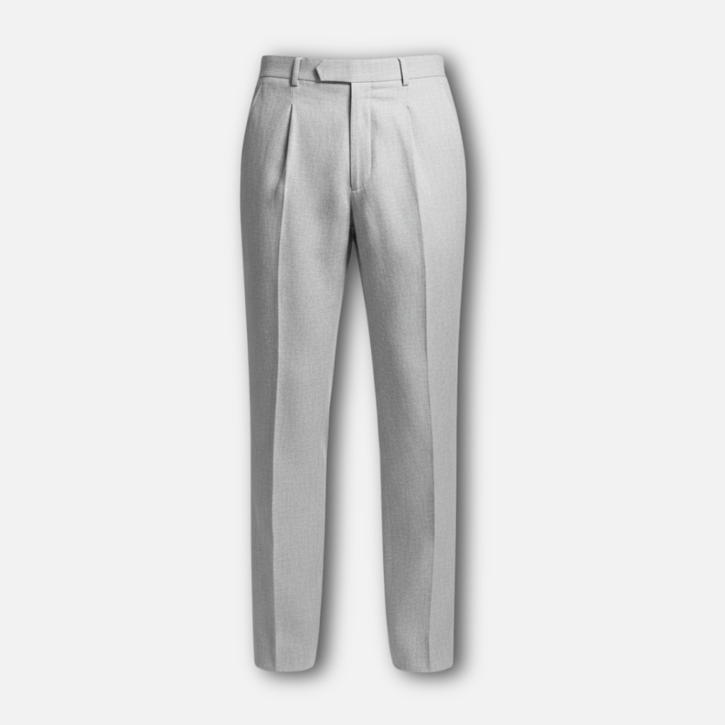 Herren Anzug mit Nadelstreifen und Faltenhose