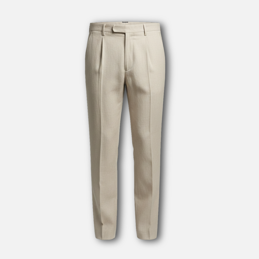 Herren Anzug mit Nadelstreifen und Faltenhose