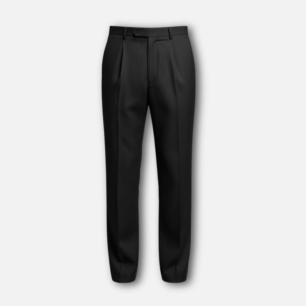 Herren Anzug mit Nadelstreifen und Faltenhose
