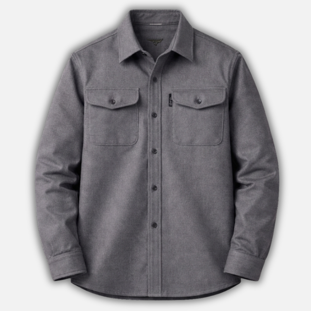 Herren Casual Overshirt mit Brusttaschen