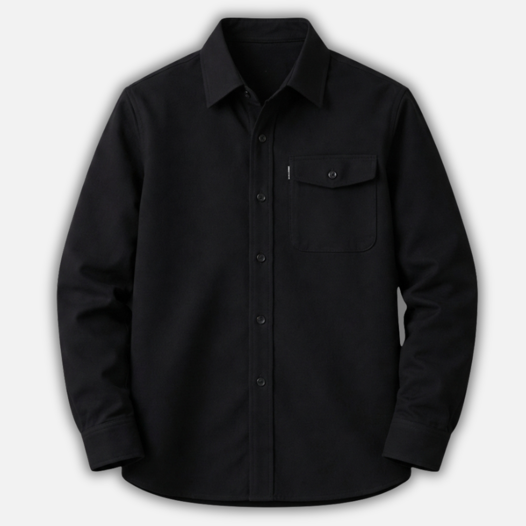 Herren Casual Overshirt mit Brusttaschen