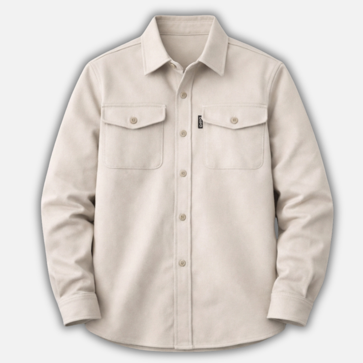 Herren Casual Overshirt mit Brusttaschen
